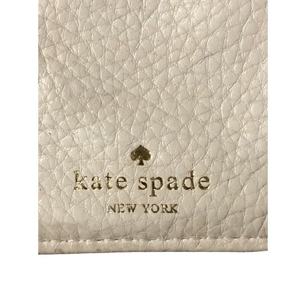 Kate Spade Mikas Pond Stacy Black Leather Bifold Wallet